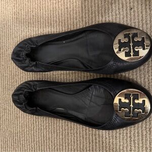Black Tory Burch Ballet Flats